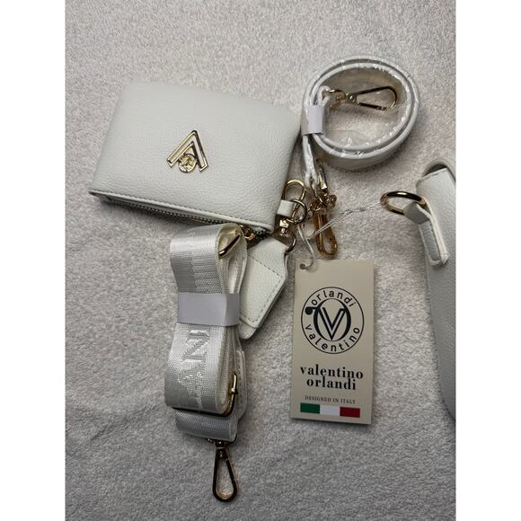 Valentino Orlandi White Crossbody Bag Set | NWT | Italian Design | $330 MSRP - Picture 3 of 6